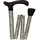 Queralto Gehstock aus Aluminium ausziehbar und faltbar Beige