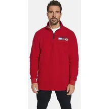 Jan Vanderstorm Fleece-Sweatshirt SIETSE rot- 64/66