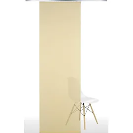 LIEDECO Schiebegardine Klettband 60 x 245 cm Gelb 1 Stk.