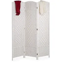 Relaxdays Paravent Raumteiler, HxB: 170 x 120 cm, Faltbarer