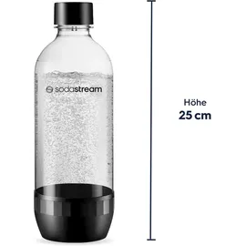 Sodastream PET-Flasche 3 x 1 l schwarz/weiß