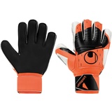 Uhlsport Soft Resist+ Flex Frame Torwarthandschuhe Gloves für Erwachsene und Kinder Fußball Soccer Football - geeignet für jeden Untergrund - Fluo orange/weiß/schwarz 10.5