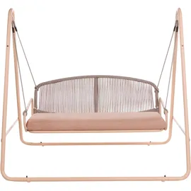 Beliani Norcia Braun 3-Sitzer