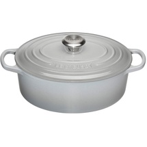 Le Creuset Signature Bräter 31 cm oval perlgrau