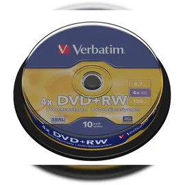 Verbatim DVD+RW 4.7 GB 4x 10 St.