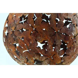 kapaga Gartenkugel 23 cm Rost