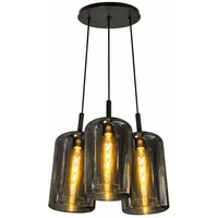 s.luce Cruet 3-flg. 3x17 30 cm Rund/Schwarz