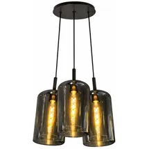 s.luce Cruet 3-flg. 3x17 30 cm Rund/Schwarz