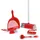 Dirt Devil Reinigungs-Set 6tlg. Rot