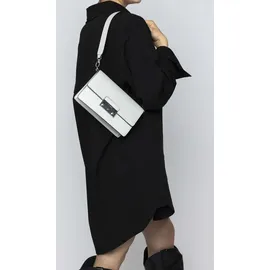 Picard Superstar Schultertasche Leder Grau/Weiß