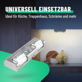 greate LED Lichtleiste mit Bewegungsmelder batteriebetrieben für Schrank