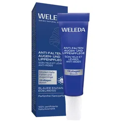 Weleda Anti-Falten Augen- und Lippenpflege Blauer Enzian & Edelw