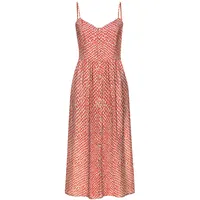 LASCANA Sommerkleid Rot/Creme 36