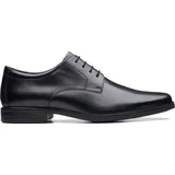 CLARKS Howard Walk Oxford, Black Leather, 47