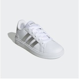 Adidas Grand Court Lifestyle Tennis Lace-Up Cloud White / Matte Silver / Matte Silver 40