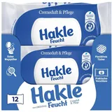 Hakle Feucht Cremeduft & Pflege – 12x42 Blatt, Sanfte Pflege und Gründliche Reinigung für Empfindliche Haut