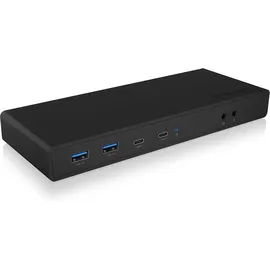 Icy Box IB-DK2245AC + Dockingstation - USB-C 13-in-1 USB 3.0 Type-C Dock mit PD 65W
