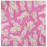 Codello PRINTED SQUARE POLYACRYL CATS in pink | Gr.: onesize