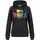 Lonsdale Ramelton Kapuzenpullover - Black / Rainbow - S