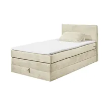 Möbel Kraft Boxspringbett 141 x 209 cm Weiß