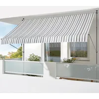 Konifera Klemmmarkise, Breite/Ausfall: 300/150 cm, grau