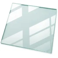 Tulup Tischplatte Transparent 50 x 0,4 x 50 cm