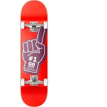 Hydroponic Hand Co 8.125 ́ ́ Skateboard - Red - One Size