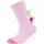 CAMANO Cosy Fancy Application Socken 4 Paare Rosa 35-38