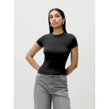 LeGer By Lena Gercke LeGer T-Shirt Ria, LeGer by Lena Gercke schlicht, slim fit schwarz S (36)