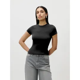 LeGer By Lena Gercke LeGer T-Shirt Ria, LeGer by Lena Gercke schlicht, slim fit schwarz S (36)