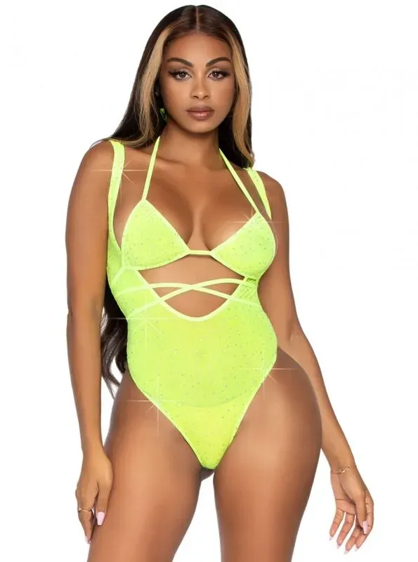 LEG AVENUE  Bikini-Top und Body (One Size / Einheitsgröße)
