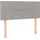vidaXL Boxspringbett mit Matratze Hellgrau 90x200 cm Samt
