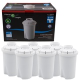 Filterlogic FL601T | 6er Pack Wasserfilterkartuschen kompatibel mit Brita Classic Wasserfilterkannen/Tischwasserfilter Wasserfilter Filterkartuschen Kartuschen