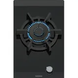 Siemens iQ700 ER3A6AI10, Schwarz, Integriert, 30 cm, Gaskochfeld, Glaskeramik, 1 Zone(n) - Schwarz