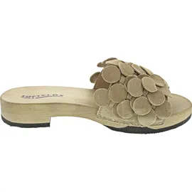 SOFTCLOX Klassische Pantoletten Damen beige, Größe 41 EU