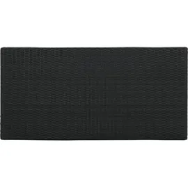 vidaXL 5-tlg. Gartenbar-Set mit Kissen Poly Rattan Schwarz