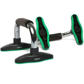 toolz Chrome Push Up Grips Liegestützengriffe-Schwarz