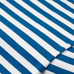 Streifen-Jersey, blau/weiß