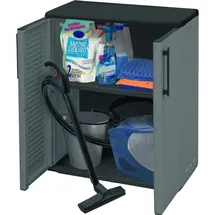 GarPet Gartenschrank Wetterfest Outdoor Schrank Kunststoff Mehrzweckschrank Aufbewahrungsschrank Allzweckschrank Balkonschrank Haushaltsschrank Werkstatt
