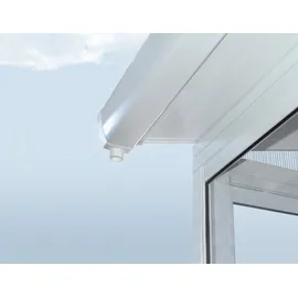 CANOPIA San Remo Alu weiß Polycarbonat 3 mm / Dach HKP 8 mm 16,7 m2