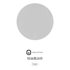 biberna Bettgarnitur Quermuster Grau/Silber 135 x 200 cm + 80 x 80 cm