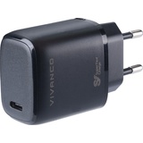 Vivanco TCVVUSBADAP25WBK USB-Ladegerät Steckdose Ausgangsstrom (max.) 3000mA Anzahl Ausgänge: 1 x