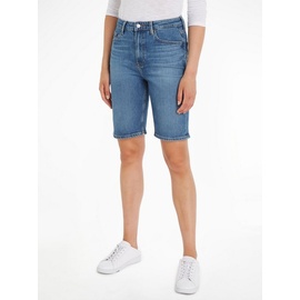 Tommy Hilfiger Damen Jeans Shorts »DNM SLIM SHORT HW MEL«, in blauer Waschung