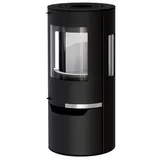 THERMIA Kaminofen »Lübeck«, schwarz, Stahl, 6 kW