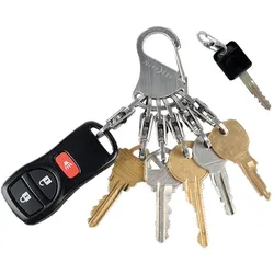 NITE IZE KeyRack Locker Schlüssel Organizer Ring Anhänger Karabiner Schnapphaken