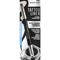 Maybelline Tattoo Liner Gel Pot + 2-in-1 Profi-Pinsel Eyeliner 3 g Nr. 950 Black