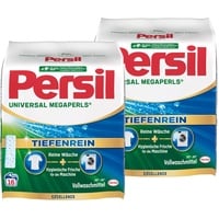 Persil Universal Megaperls 32 Waschladungen (2x 16WL), Vollwaschmittel mit Tiefenrein Technologie, Waschmittel für reine Wäsche & hygienische Frische für die Maschine, 20 °C bis 95 °C