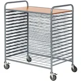 Kongamek Trockenwagen in grau 950x600x1120mm mit 15 Böden