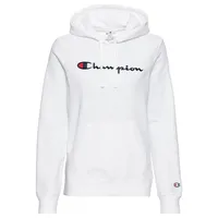 Champion Kapuzensweatshirt »Icons Hooded Sweatshirt Large Logo«, Gr. XS (34), weiß, , 31686953-XS