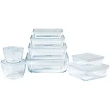 Pyrex Frischhaltedose transparent 1,1 l 8-teiliges Set